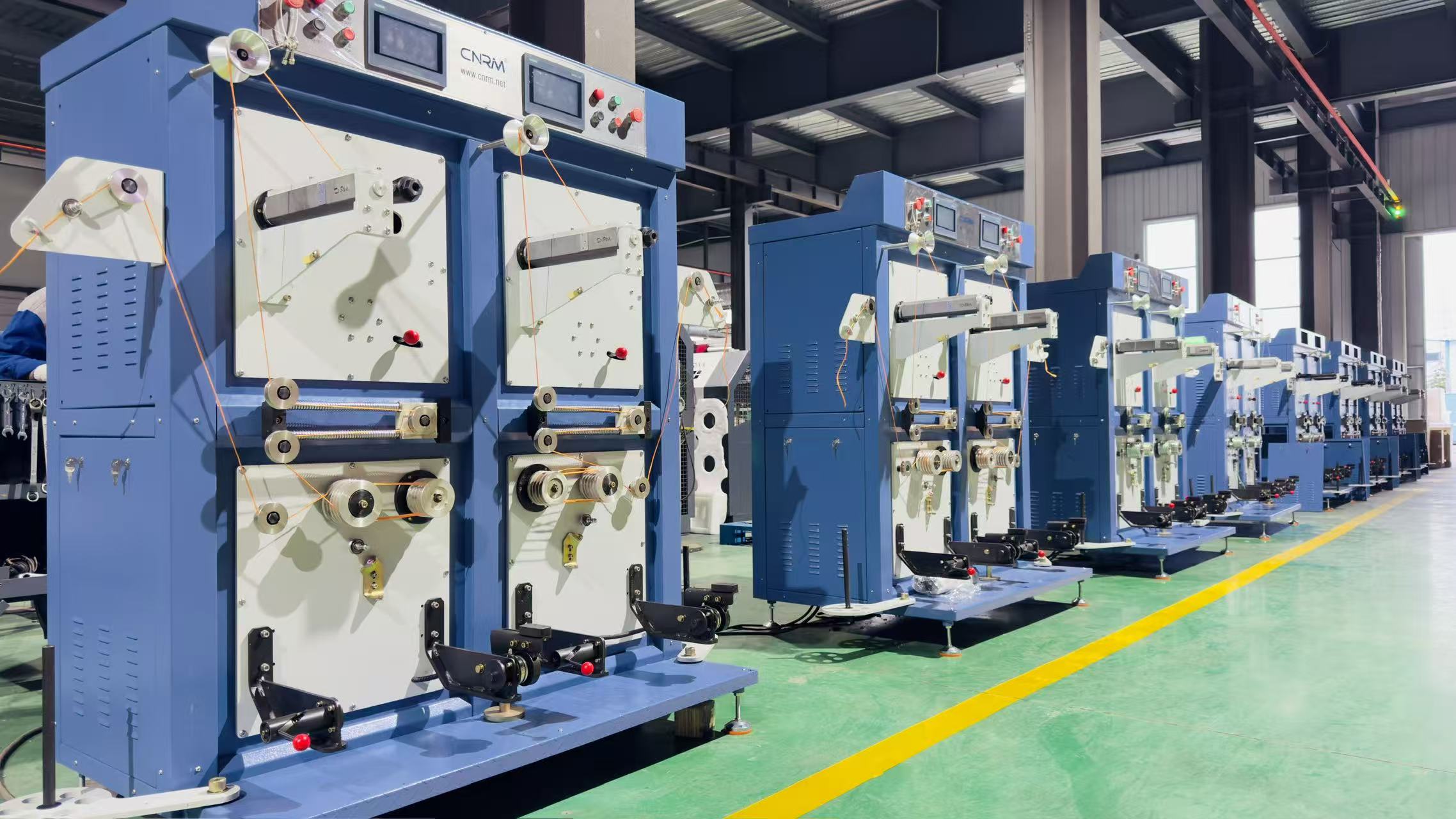 高速线轴缠绕机，用于麻线和绳索
